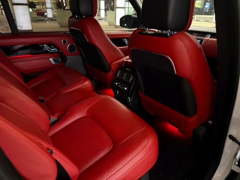 2020 Land Rover Range Rover Autobiography 8 Cylinders Engine White Red SUV Automatic