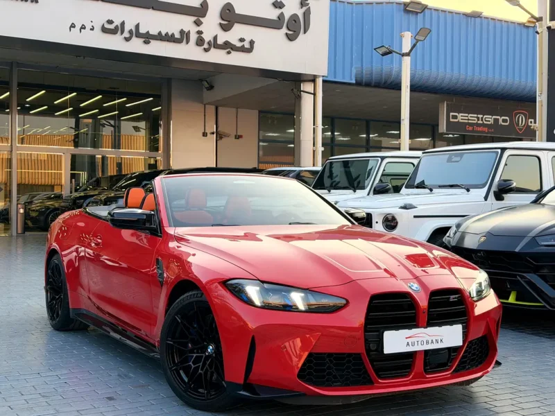 2025 BMW M4 Competition 6 Cylinders Petrol Engine Red Orange Convertible Korean Specs