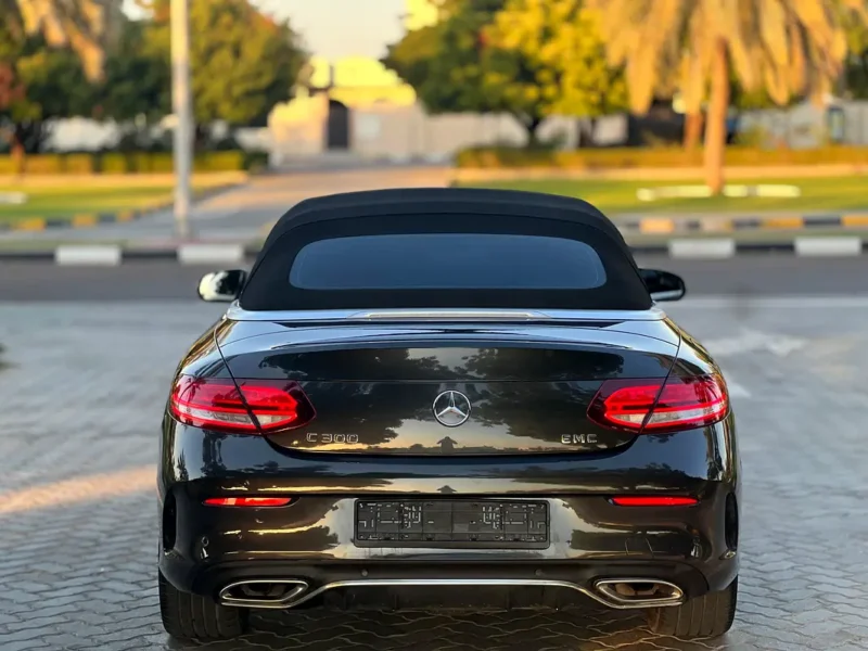 2019 Mercedes-Benz C-Class C 300e 4 Cylinders Hybrid Engine Grey Red Convertible GCC