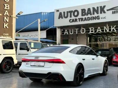 2021 Audi S7/RS7 4.0 TFSI Quattro 8 Cylinders Petrol Engine White Red Sedan Automatic