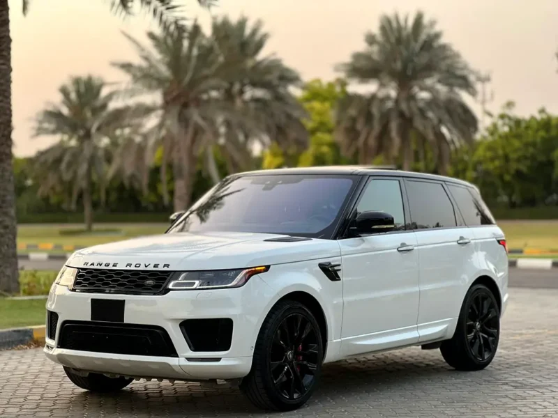 2014 Land Rover Range Rover Sport Supercharged 8 Cylinders Engine White Red SUV GCC Specs