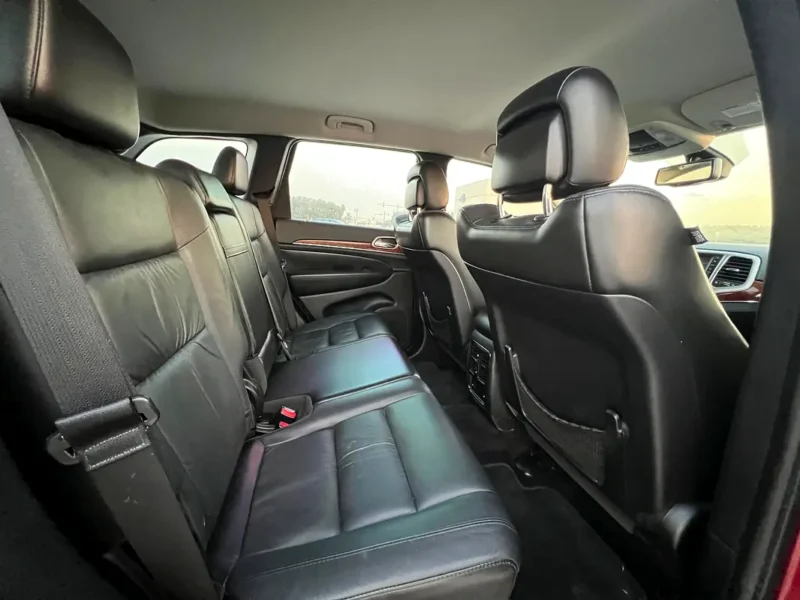 2012 Jeep Grand Cherokee Limited 6 Cylinders Petrol Engine Red Black SUV GCC Specs