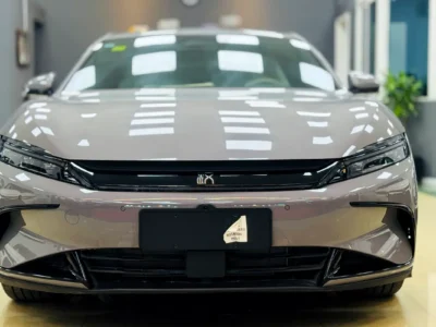 2025 BYD HAN Flagship Edition Electric Vehicle Grey White Sedan 550 - 650 KM Range