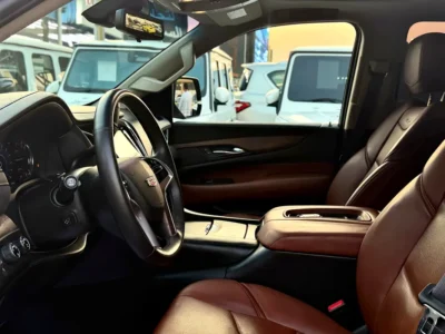 2017 Cadillac Escalade Premium 8 Cylinders Petrol Engine Gold Brown SUV GCC Specs