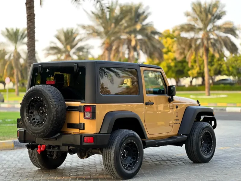2014 Jeep Wrangler Sport 6 Cylinders Petrol Engine Beige Grey SUV GCC Specs