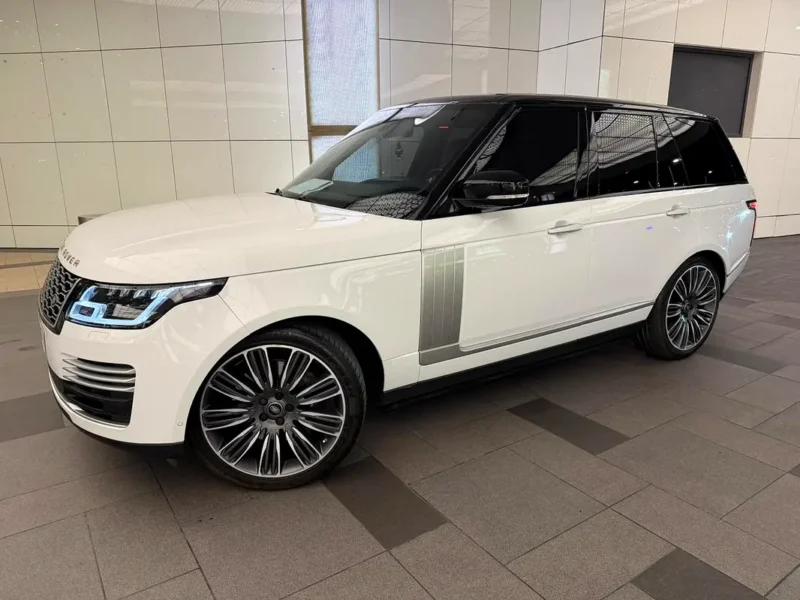 2020 Land Rover Range Rover Autobiography 8 Cylinders Engine White Red SUV Automatic