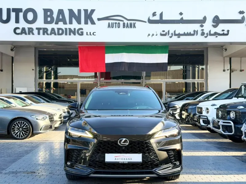 2023 Lexus RX-Series RX 500h F Sport 4 Cylinders Hybrid Engine Black Red SUV European Specs
