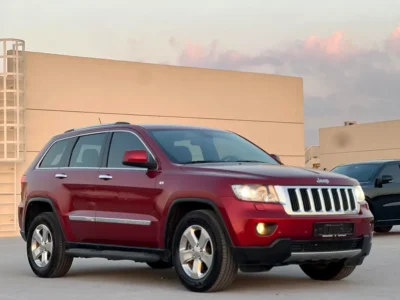 2012 Jeep Grand Cherokee Limited 6 Cylinders Petrol Engine Red Black SUV GCC Specs