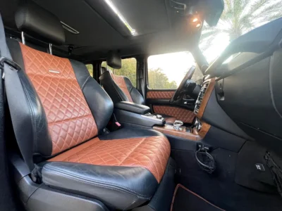 2013 Mercedes-Benz G-Class G 63 AMG 8 Cylinders Petrol Engine White Brown SUV GCC Specs