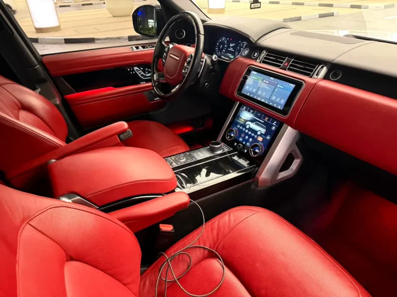 2020 Land Rover Range Rover Autobiography 8 Cylinders Engine White Red SUV Automatic