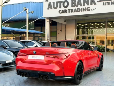 2025 BMW M4 Competition 6 Cylinders Petrol Engine Red Orange Convertible Korean Specs