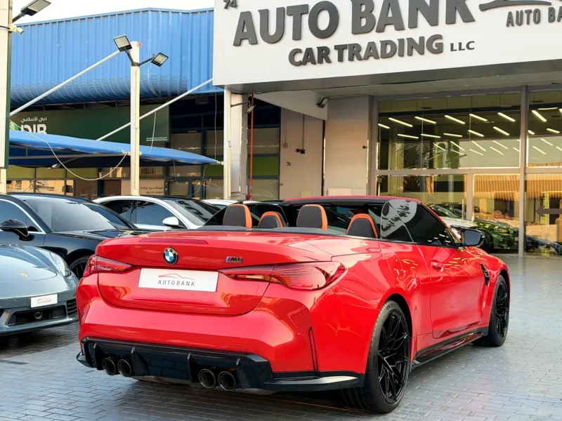 2025 BMW M4 Competition 6 Cylinders Petrol Engine Red Orange Convertible Korean Specs