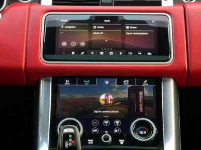 2014 Land Rover Range Rover Sport Supercharged 8 Cylinders Engine White Red SUV GCC Specs