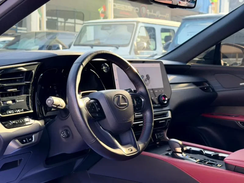 2023 Lexus RX-Series RX 500h F Sport 4 Cylinders Hybrid Engine Black Red SUV European Specs