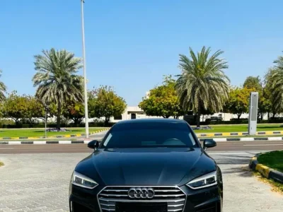 2018 Audi A5 40 TFSI 4 Cylinders Petrol Engine Grey Brown Sedan GCC Specs Excellent Condition