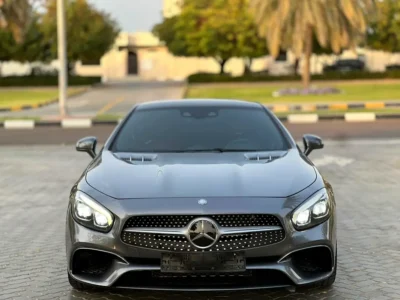 2017 Mercedes-Benz SL-Class SL 400 6 Cylinders Petrol Engine Grey Red Convertible