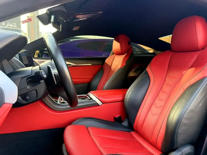 2019 BMW 8-Series M850i xDrive 8 Cylinders Petrol Engine Black Red Coupe GCC Specs
