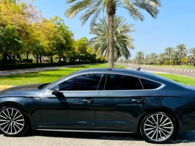 2018 Audi A5 40 TFSI 4 Cylinders Petrol Engine Grey Brown Sedan GCC Specs Excellent Condition