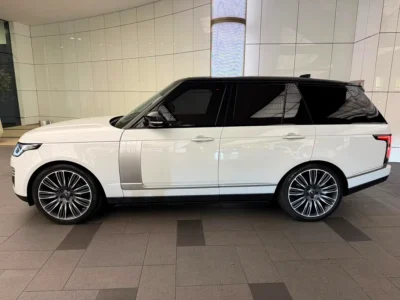 2020 Land Rover Range Rover Autobiography 8 Cylinders Engine White Red SUV Automatic