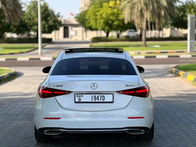2023 Mercedes-Benz C-Class C300 4Matic 4 Cylinders Petrol Engine White Brown Sedan