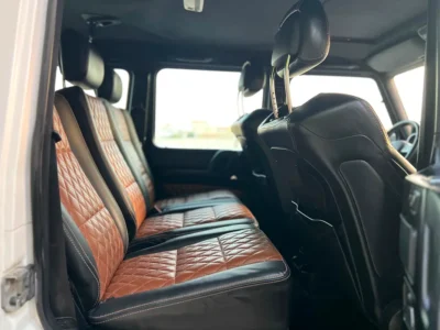 2016 Mercedes-Benz G-Class G 63 AMG 8 Cylinders Petrol Engine White Brown SUV GCC Specs