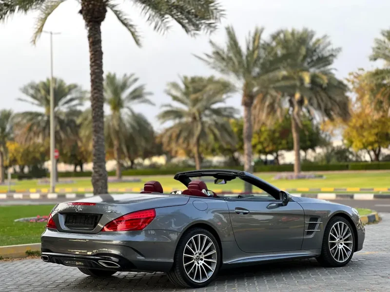 2017 Mercedes-Benz SL-Class SL 400 6 Cylinders Petrol Engine Grey Red Convertible
