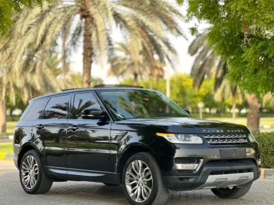 2015 Land Rover Range Rover Sport HSE 6 Cylinders Petrol Engine Black Beige SUV GCC Specs