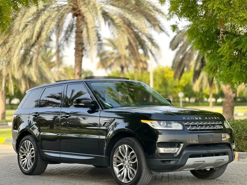 2015 Land Rover Range Rover Sport HSE 6 Cylinders Petrol Engine Black Beige SUV GCC Specs