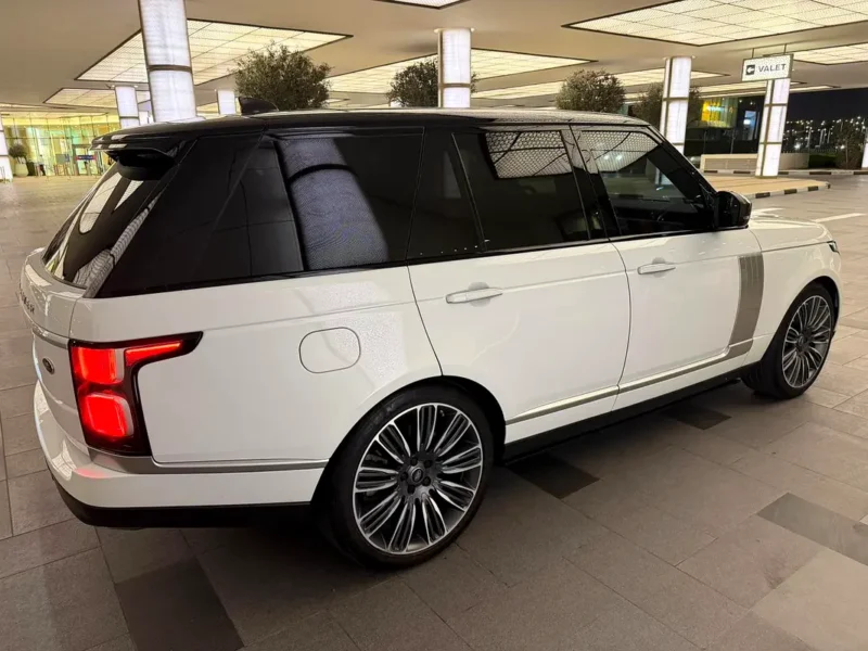2020 Land Rover Range Rover Autobiography 8 Cylinders Engine White Red SUV Automatic