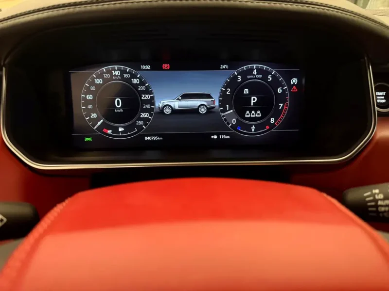 2020 Land Rover Range Rover Autobiography 8 Cylinders Engine White Red SUV Automatic