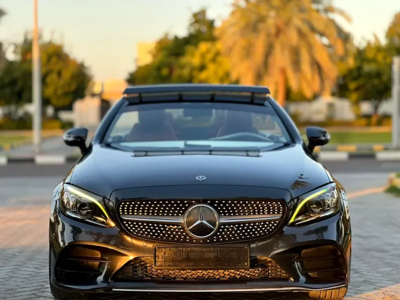 2019 Mercedes-Benz C-Class C 300e 4 Cylinders Hybrid Engine Grey Red Convertible GCC
