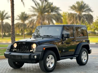 2018 Jeep Wrangler Sahara 6 Cylinders Petrol Engine Black SUV GCC Specs Automatic