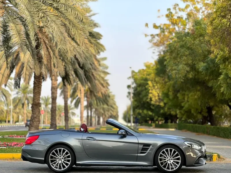 2017 Mercedes-Benz SL-Class SL 400 6 Cylinders Petrol Engine Grey Red Convertible