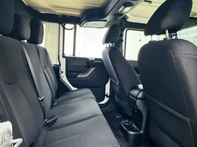 2018 Jeep Wrangler Unlimited Sport 6 Cylinders Petrol Engine White Black SUV GCC Specs