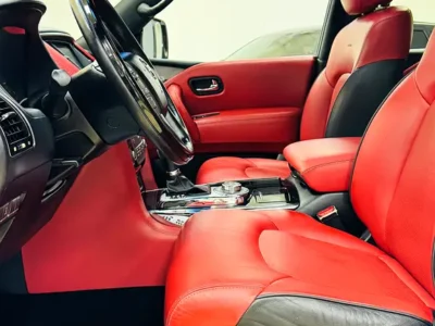2016 Nissan Patrol SE 6 Cylinders Petrol Engine White Red SUV GCC Specs Automatic