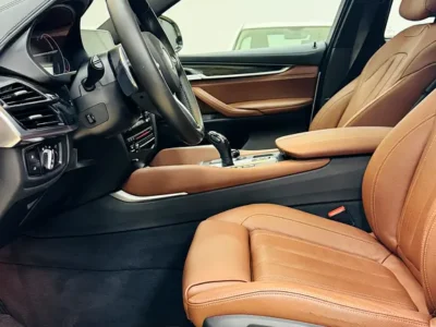 2018 BMW X6 50i M Sport 8 Cylinders Petrol Engine White Brown SUV GCC Specs Automatic