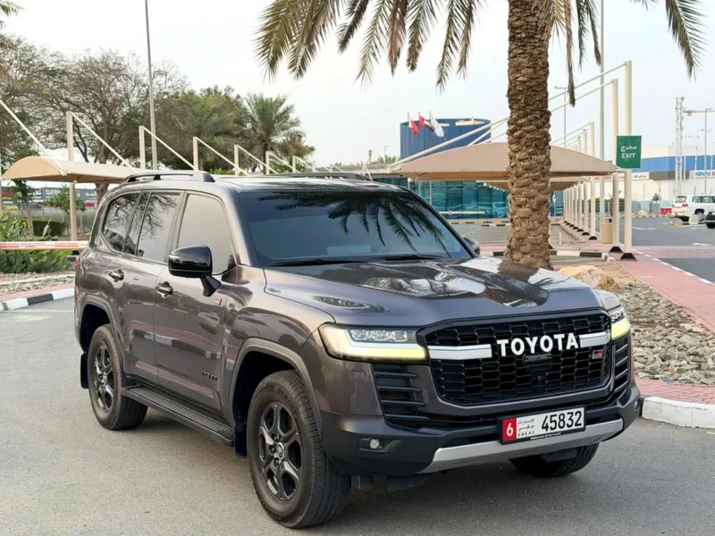 2023 Toyota Land Cruiser GR Sport 6 Cylinders petrol Engine Grey Black SUV GCC Specs