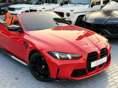 2025 BMW M4 Competition 6 Cylinders Petrol Engine Red Orange Convertible Korean Specs