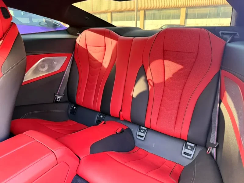 2019 BMW 8-Series M850i xDrive 8 Cylinders Petrol Engine Black Red Coupe GCC Specs