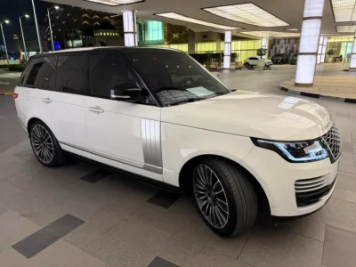 2020 Land Rover Range Rover Autobiography 8 Cylinders Engine White Red SUV Automatic