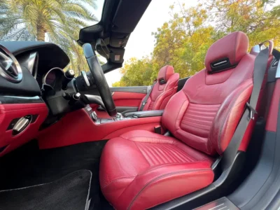 2017 Mercedes-Benz SL-Class SL 400 6 Cylinders Petrol Engine Grey Red Convertible