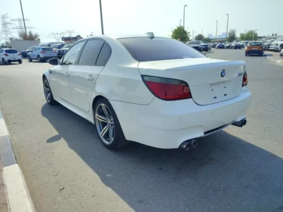 2006 BMW M5 10 Cylinders Petrol Engine White Brown Sedan Japanese Specs