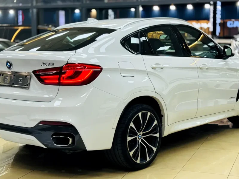 2018 BMW X6 50i M Sport 8 Cylinders Petrol Engine White Brown SUV GCC Specs Automatic