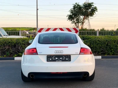 2008 Audi TT 45 TFSI S line Package 4 Cylinders Petrol Engine White Red Coupe GCC Specs