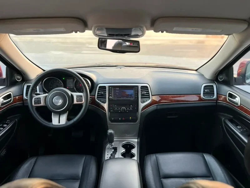 2012 Jeep Grand Cherokee Limited 6 Cylinders Petrol Engine Red Black SUV GCC Specs