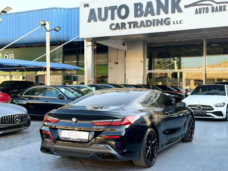 2019 BMW 8-Series M850i xDrive 8 Cylinders Petrol Engine Black Red Coupe GCC Specs