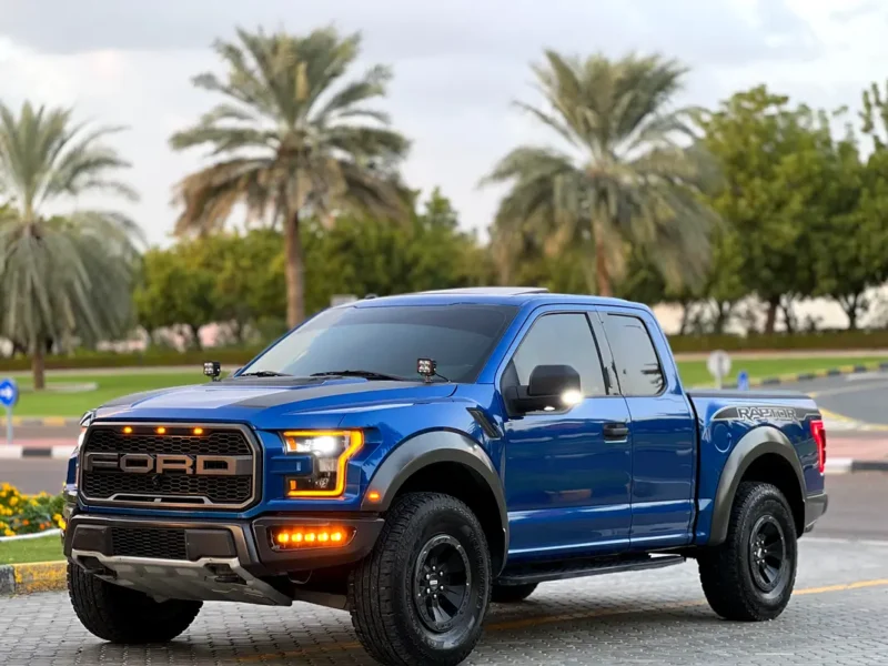 2017 Ford F-150 Raptor 6 Cylinders Petrol Engine Blue Grey Pickup Truck American Specs