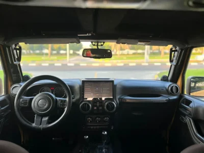 2014 Jeep Wrangler Sport 6 Cylinders Petrol Engine Beige Grey SUV GCC Specs