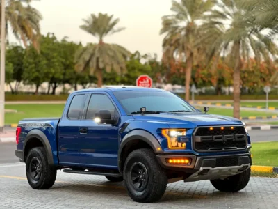 2017 Ford F-150 Raptor 6 Cylinders Petrol Engine Blue Grey Pickup Truck American Specs