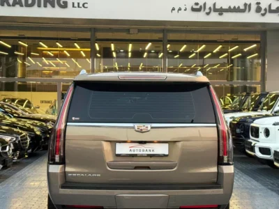 2017 Cadillac Escalade Premium 8 Cylinders Petrol Engine Gold Brown SUV GCC Specs